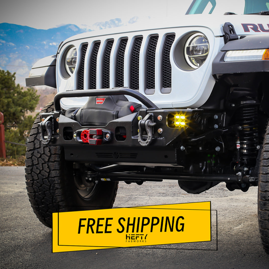 Hefty Fabworks Jeep JK/JL/JT Low Grille Hoop - For Front Bumper