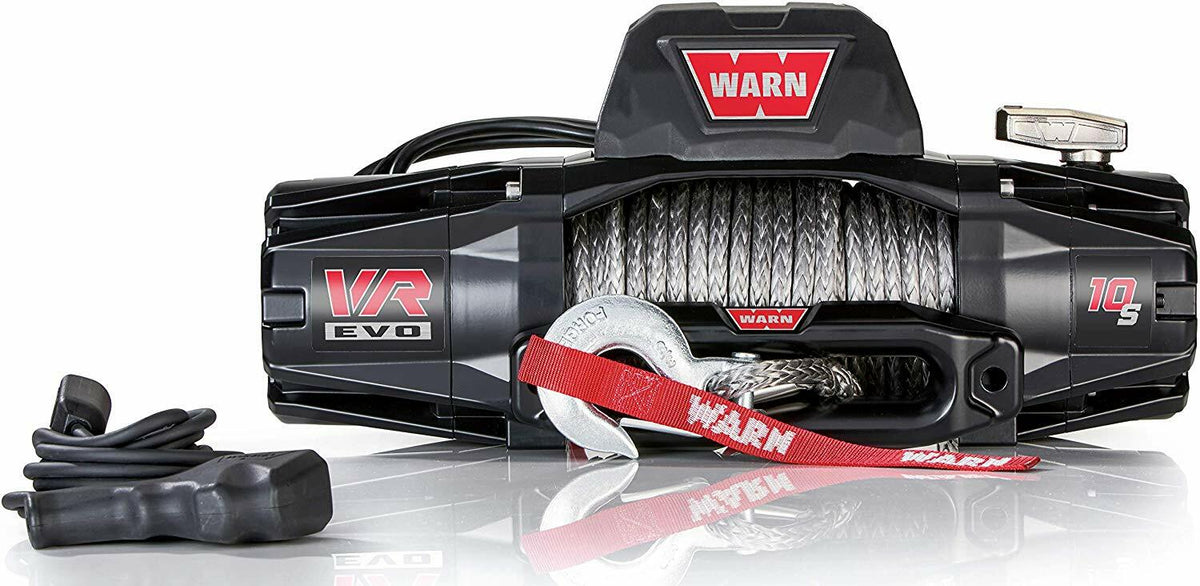 Warn VR EVO 10-S Winch with Synthetic Rope – HeftyFabworks