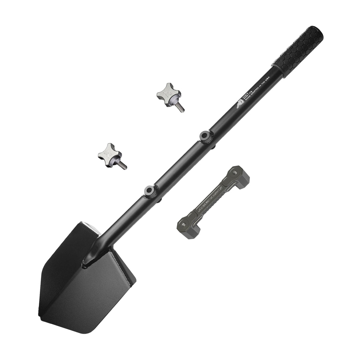 Shovel / Mount Combo - Black LONG Shovel / Grey SSM with Knobs ...