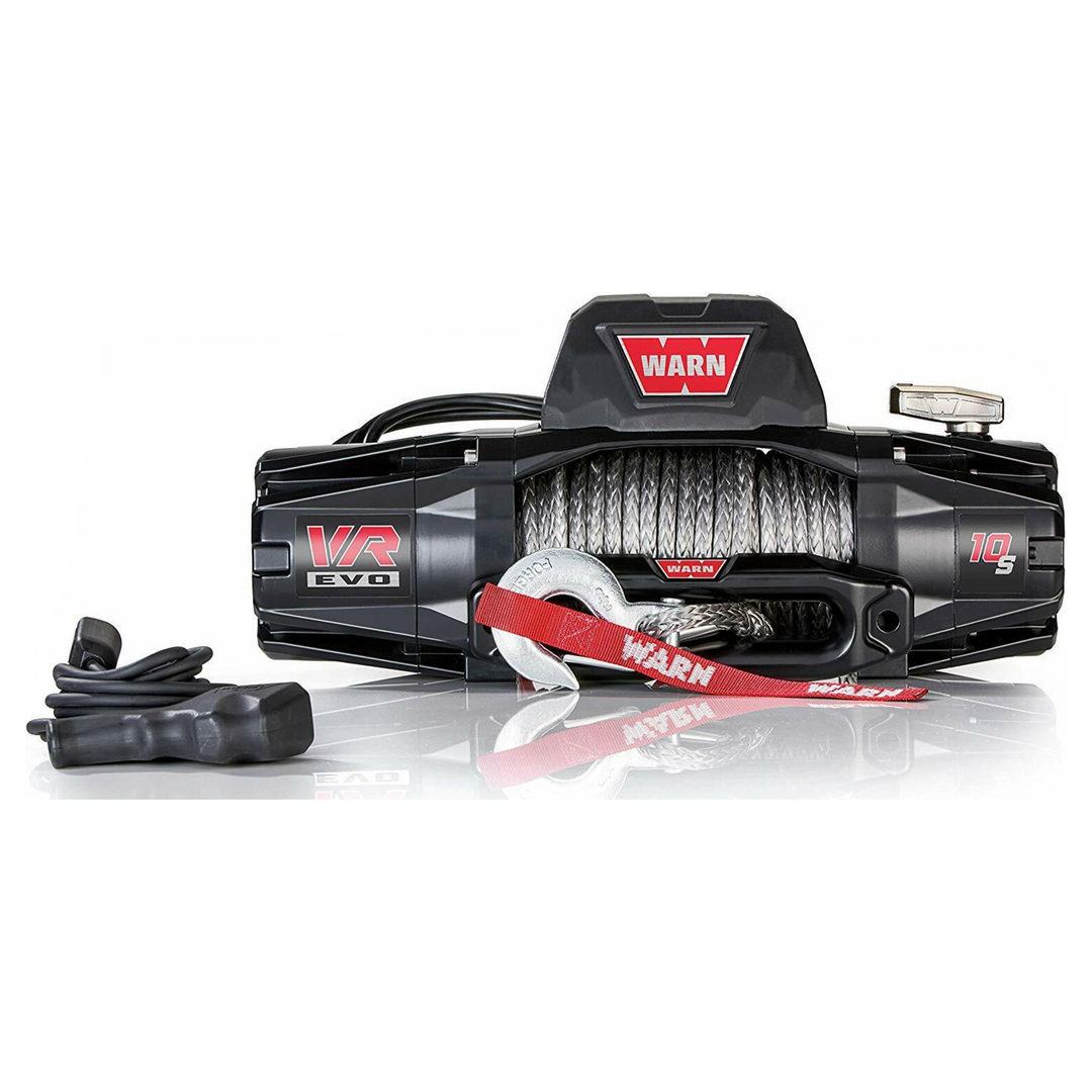 WARN VR EVO 合成ロープウィンチ　10S Warn VR EVO 10-S Winch with Synthetic Rope – HeftyFabworks